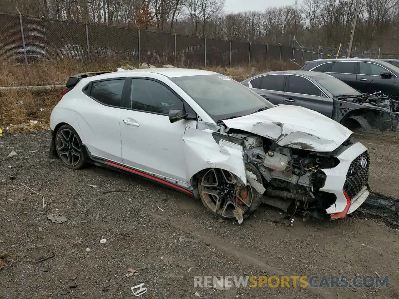 4 Photograph of a damaged car KMHT36AH3NU014577 HYUNDAI VELOSTER 2022