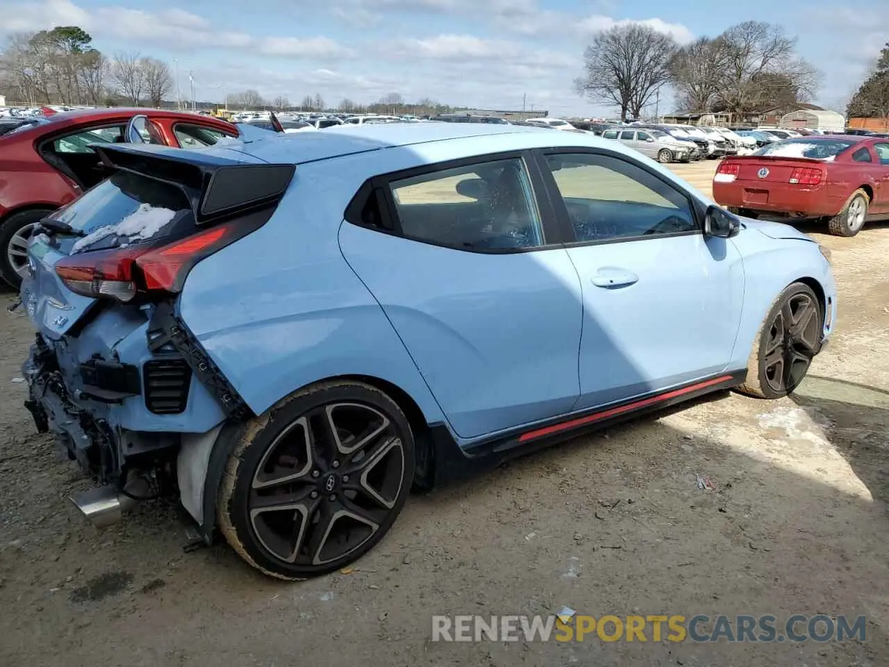 3 Photograph of a damaged car KMHT36AH8NU014946 HYUNDAI VELOSTER 2022