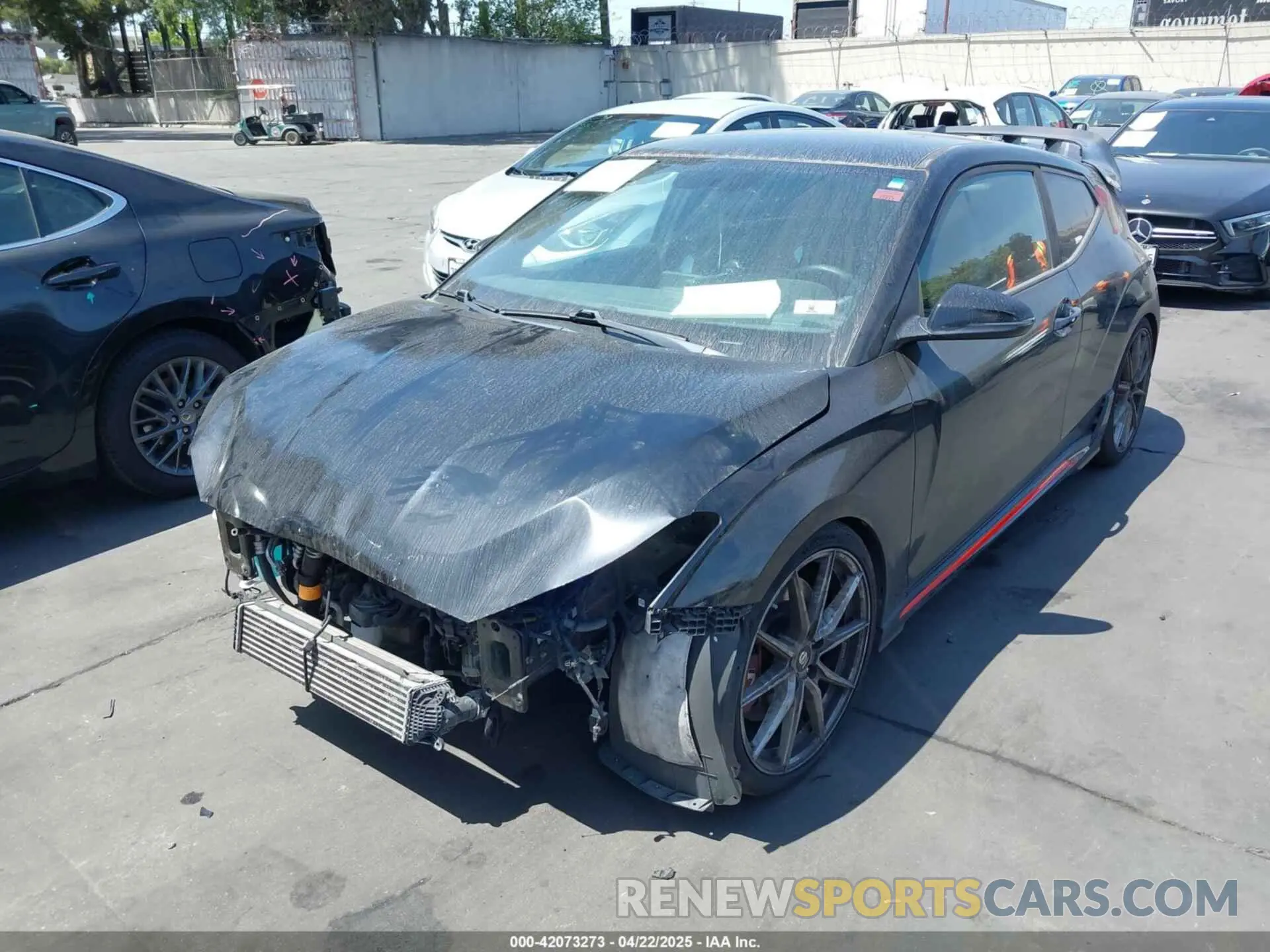 2 Фотография поврежденного автомобиля KMHT36AH1LU005437 HYUNDAI VELOSTER N 2020