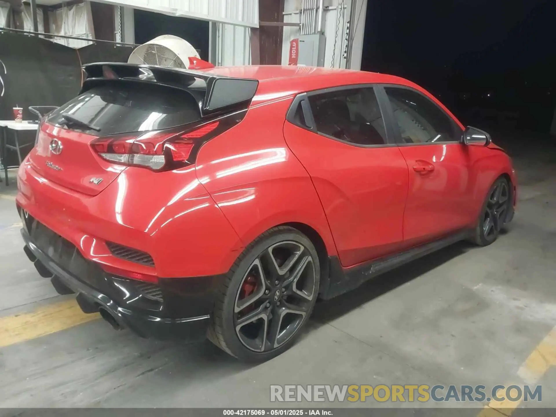 4 Photograph of a damaged car KMHT36AH6LU004297 HYUNDAI VELOSTER N 2020