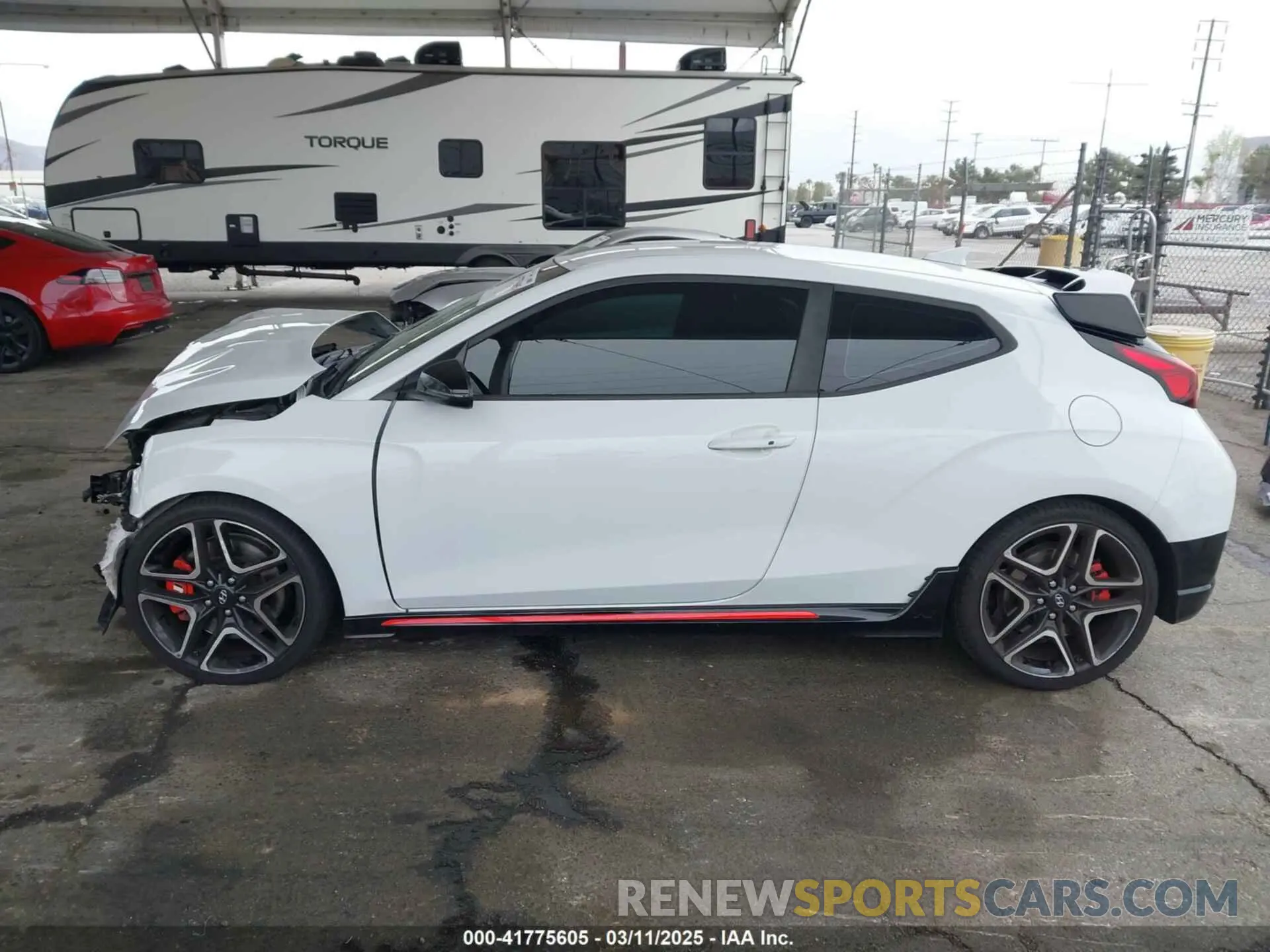 14 Photograph of a damaged car KMHT36AH6LU008009 HYUNDAI VELOSTER N 2020