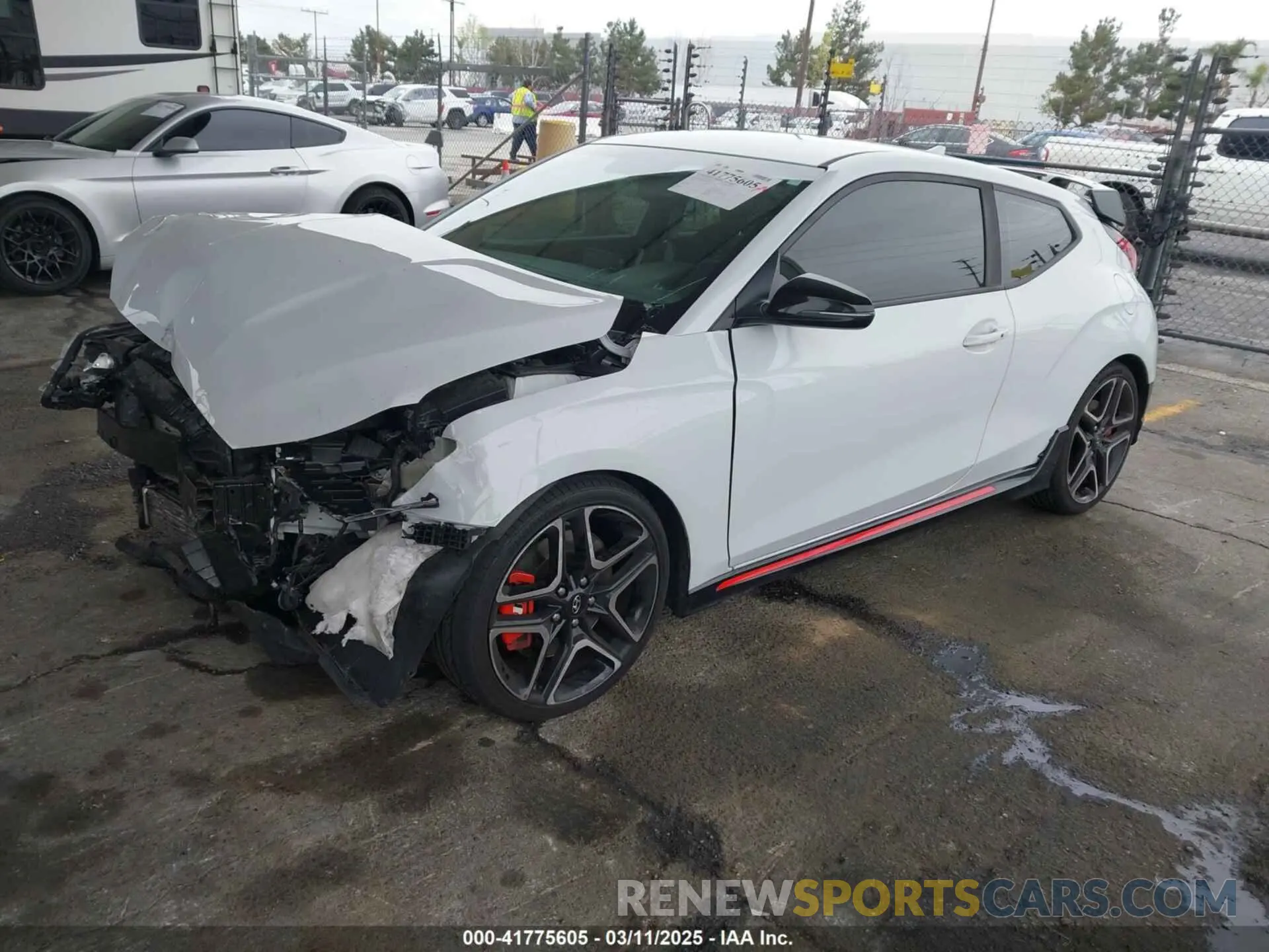 2 Photograph of a damaged car KMHT36AH6LU008009 HYUNDAI VELOSTER N 2020