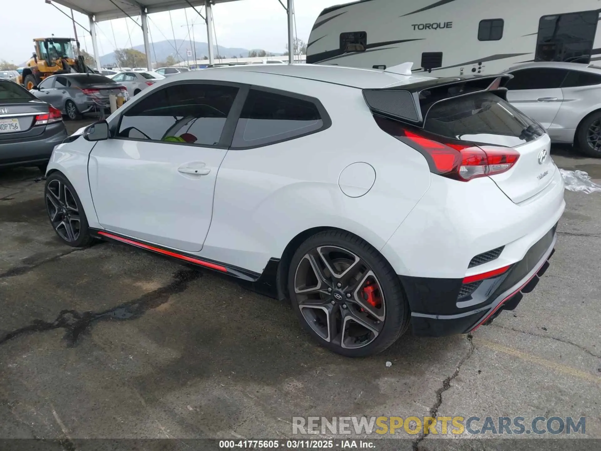 3 Photograph of a damaged car KMHT36AH6LU008009 HYUNDAI VELOSTER N 2020