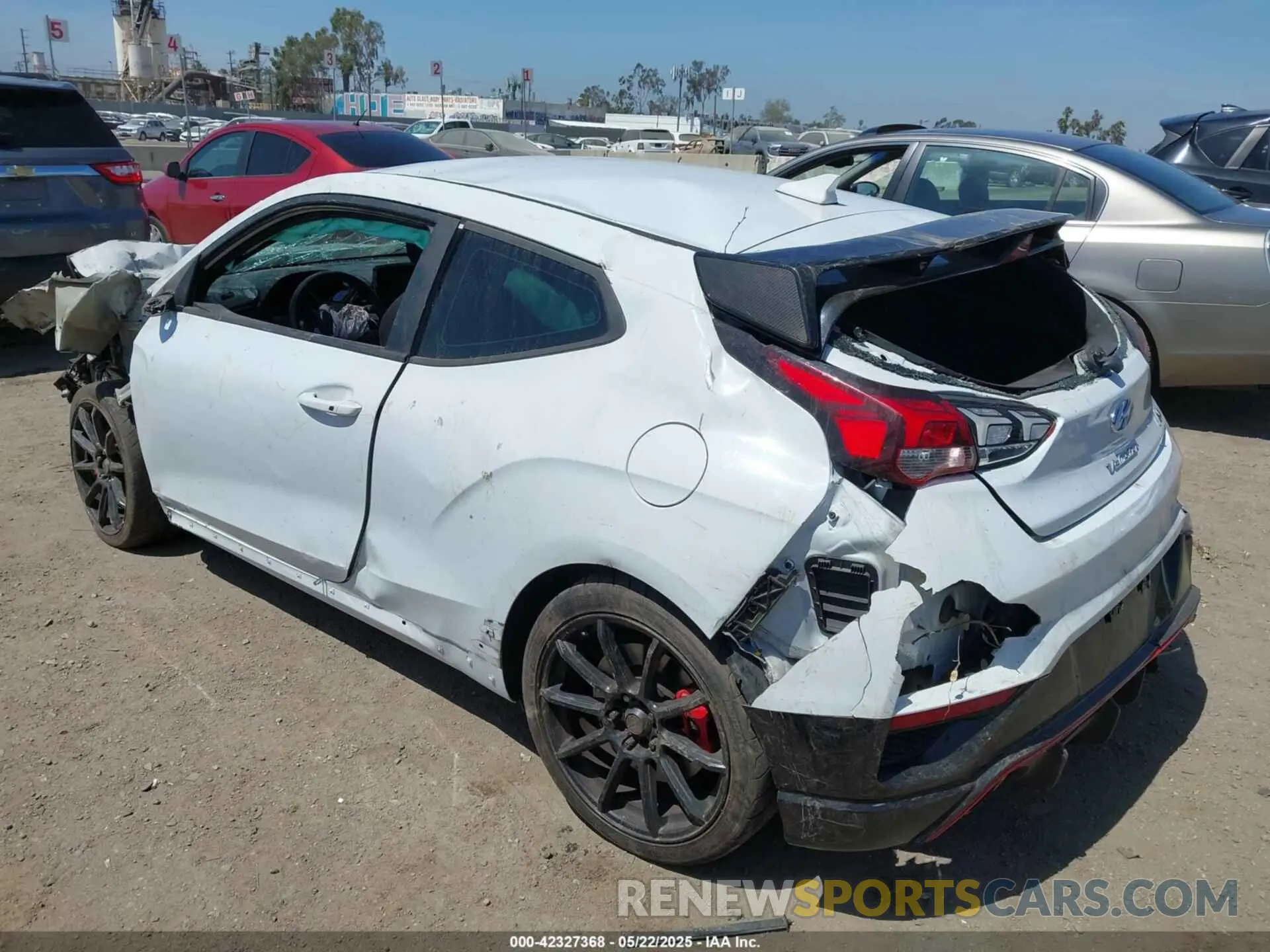 3 Photograph of a damaged car KMHT36AH9LU006142 HYUNDAI VELOSTER N 2020