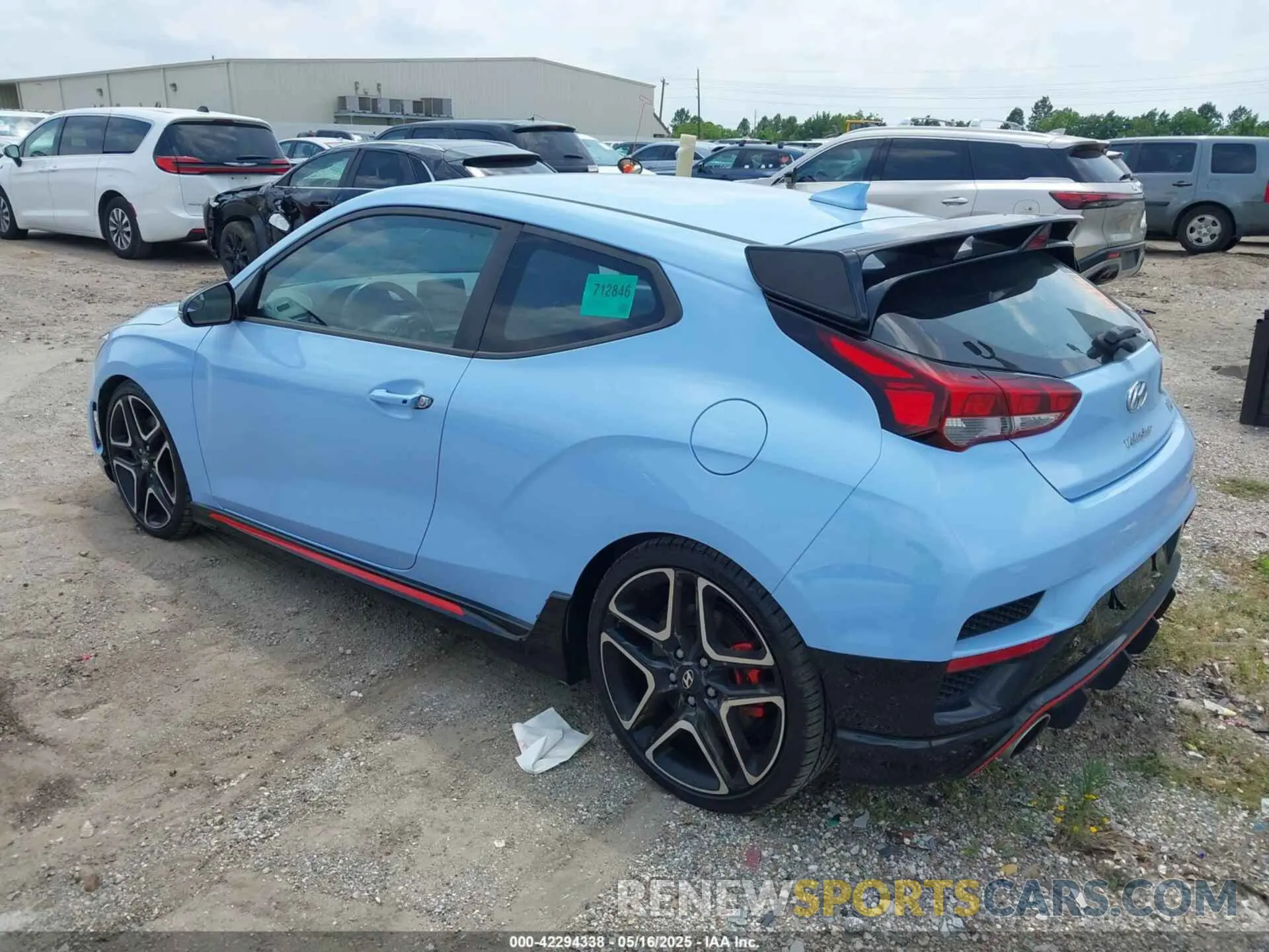 3 Фотография поврежденного автомобиля KMHT36AHXLU005369 HYUNDAI VELOSTER N 2020