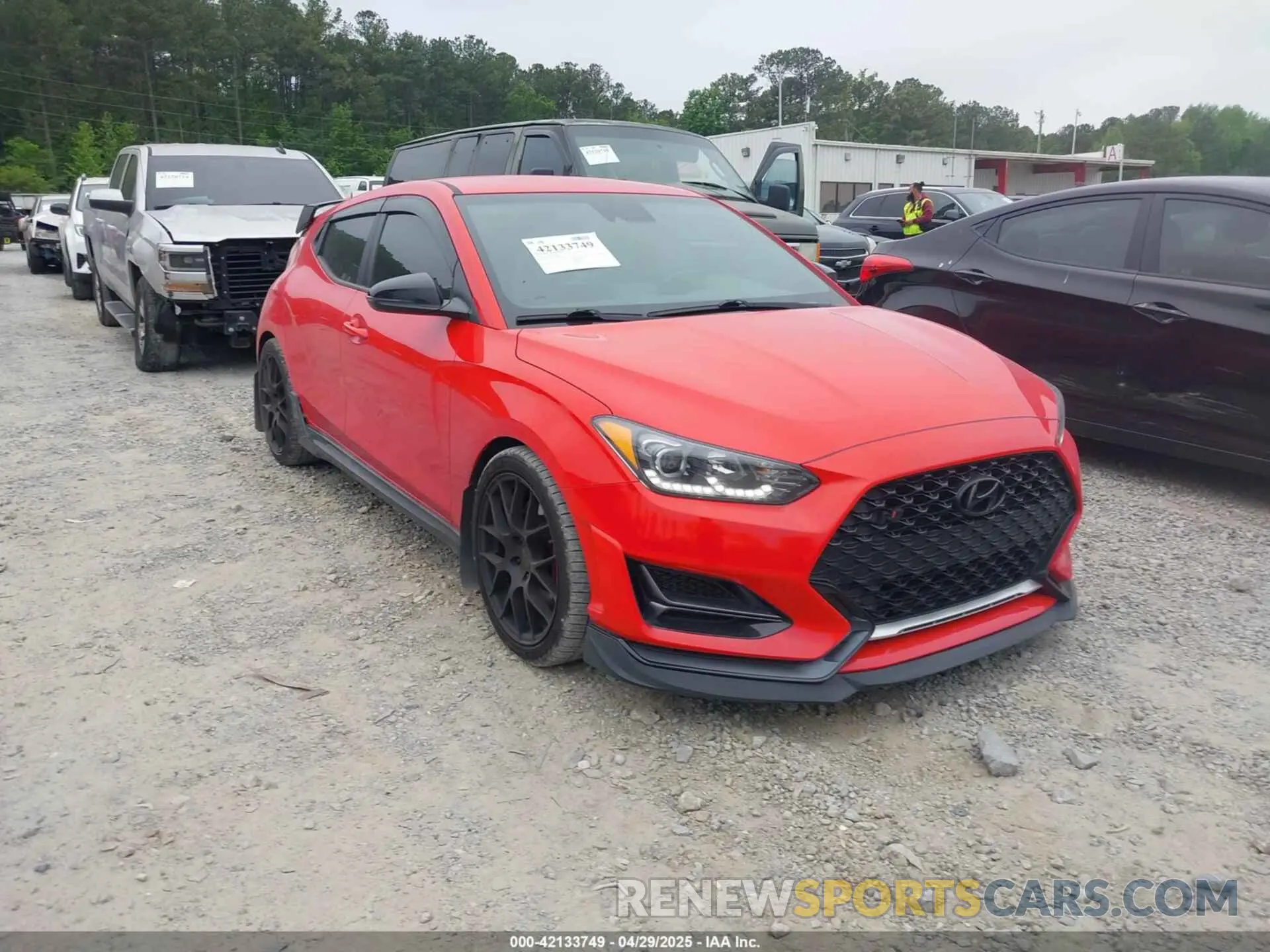 1 Photograph of a damaged car KMHT36AH3MU009992 HYUNDAI VELOSTER N 2021