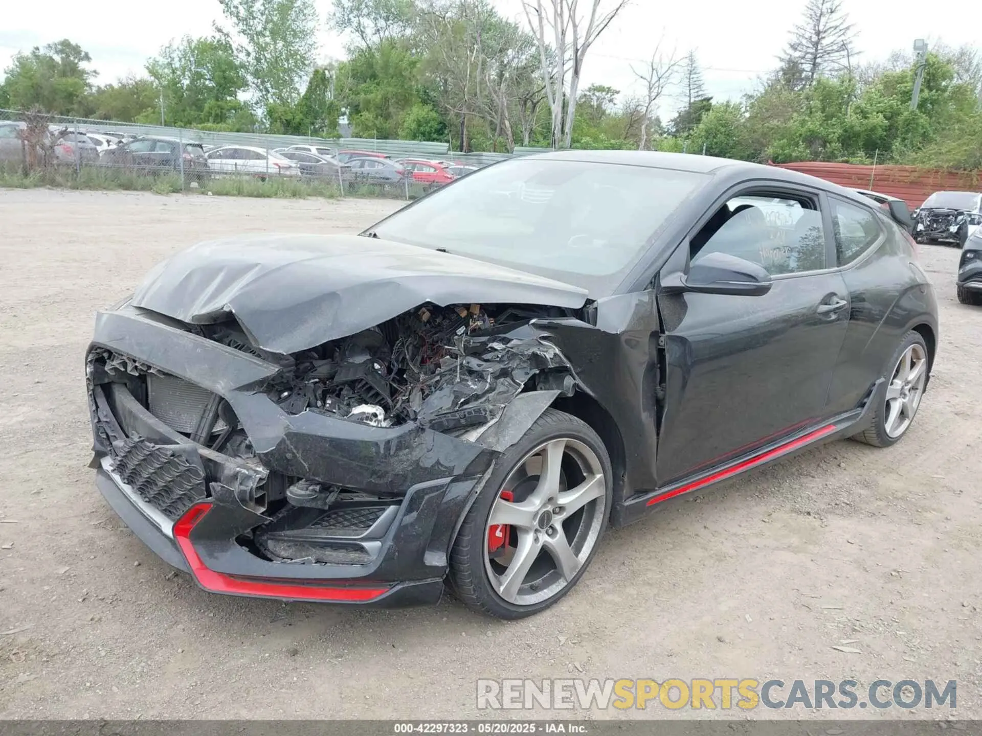 2 Photograph of a damaged car KMHT36AH0NU015217 HYUNDAI VELOSTER N 2022