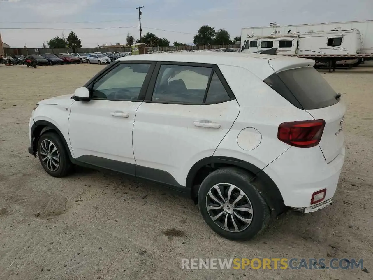 2 Photograph of a damaged car KMHRB8A32LU027217 HYUNDAI VENUE 2020