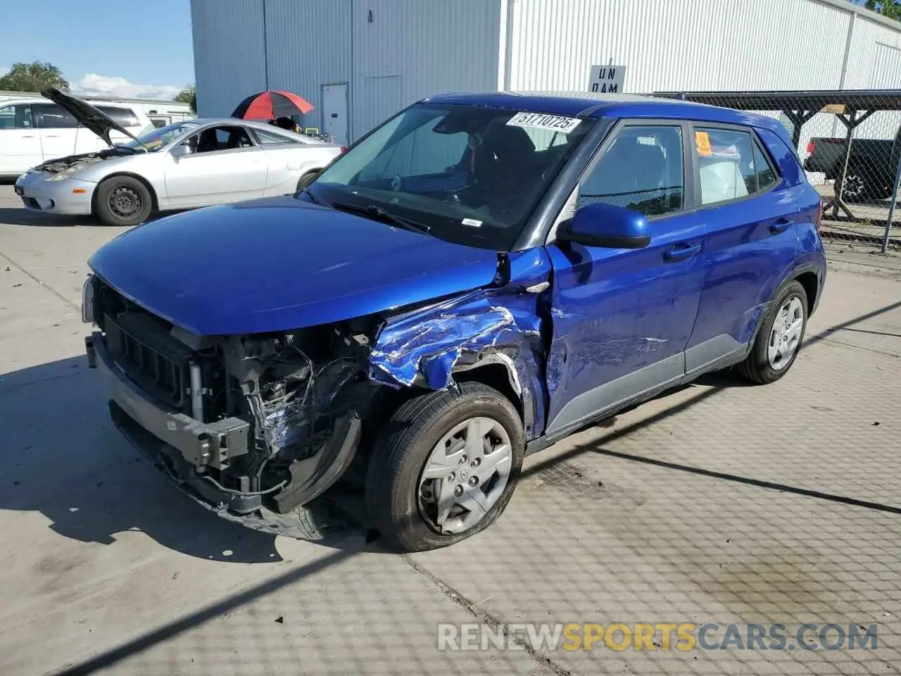 1 Photograph of a damaged car KMHRB8A34LU020169 HYUNDAI VENUE 2020