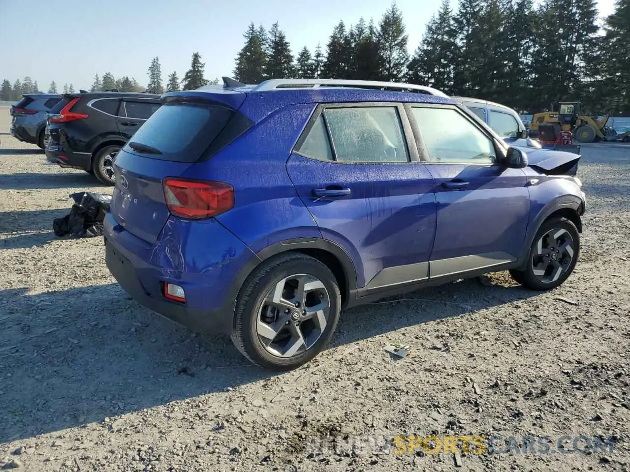 3 Photograph of a damaged car KMHRC8A30LU018500 HYUNDAI VENUE 2020