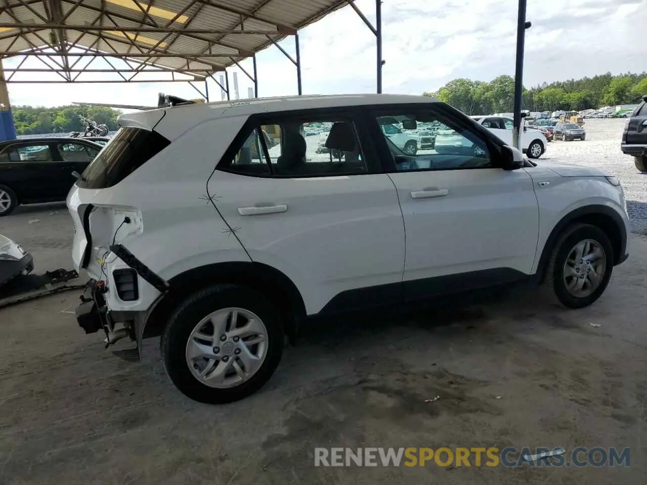 3 Photograph of a damaged car KMHRB8A32MU114729 HYUNDAI VENUE 2021