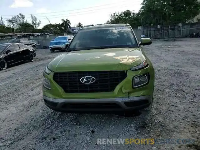 10 Photograph of a damaged car KMHRB8A34MU106115 HYUNDAI VENUE 2021