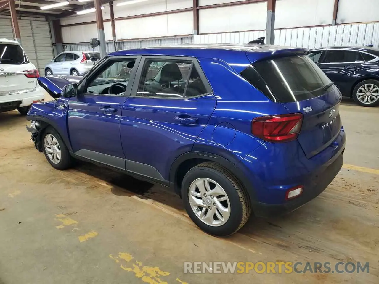 2 Photograph of a damaged car KMHRB8A36MU096543 HYUNDAI VENUE 2021