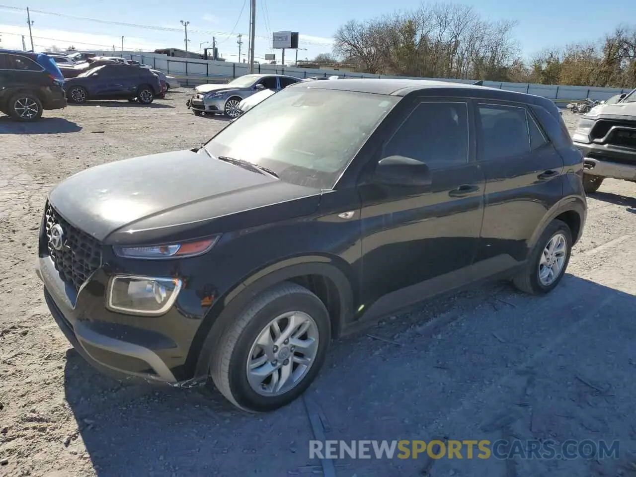 1 Photograph of a damaged car KMHRB8A37MU064068 HYUNDAI VENUE 2021