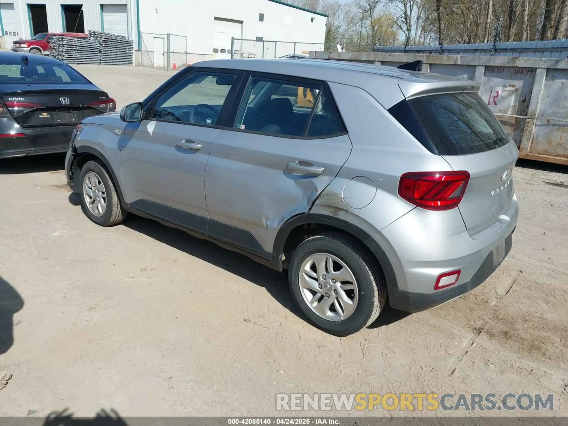 3 Photograph of a damaged car KMHRB8A37MU065155 HYUNDAI VENUE 2021
