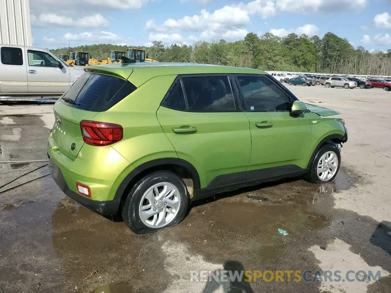3 Photograph of a damaged car KMHRB8A38MU089450 HYUNDAI VENUE 2021