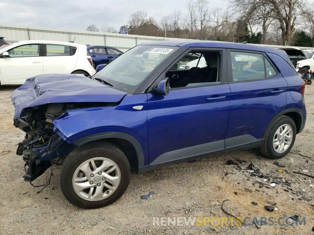 1 Photograph of a damaged car KMHRB8A39MU065304 HYUNDAI VENUE 2021