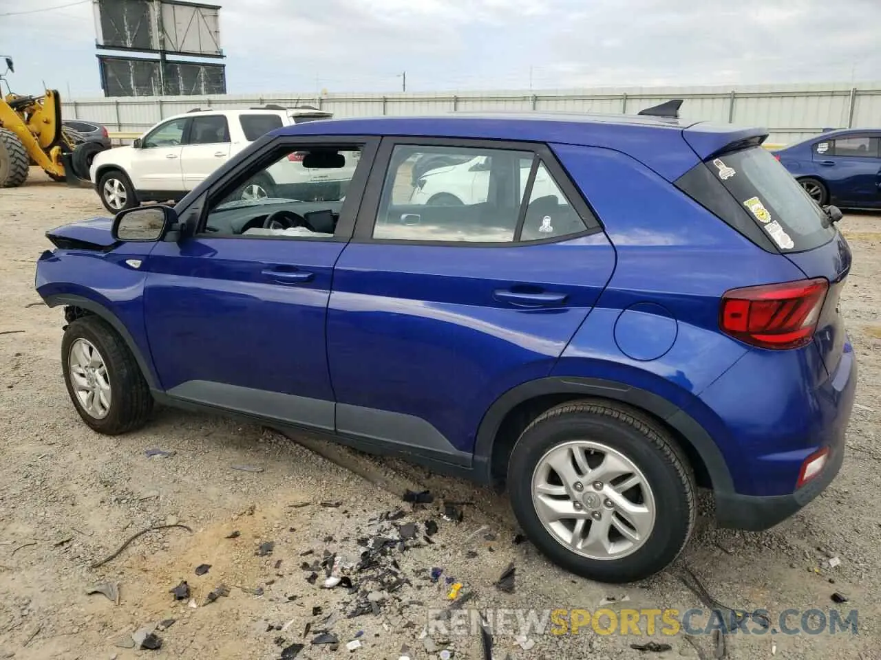 2 Photograph of a damaged car KMHRB8A39MU065304 HYUNDAI VENUE 2021