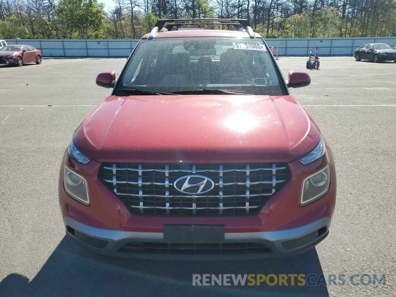 5 Photograph of a damaged car KMHRC8A30MU108490 HYUNDAI VENUE 2021