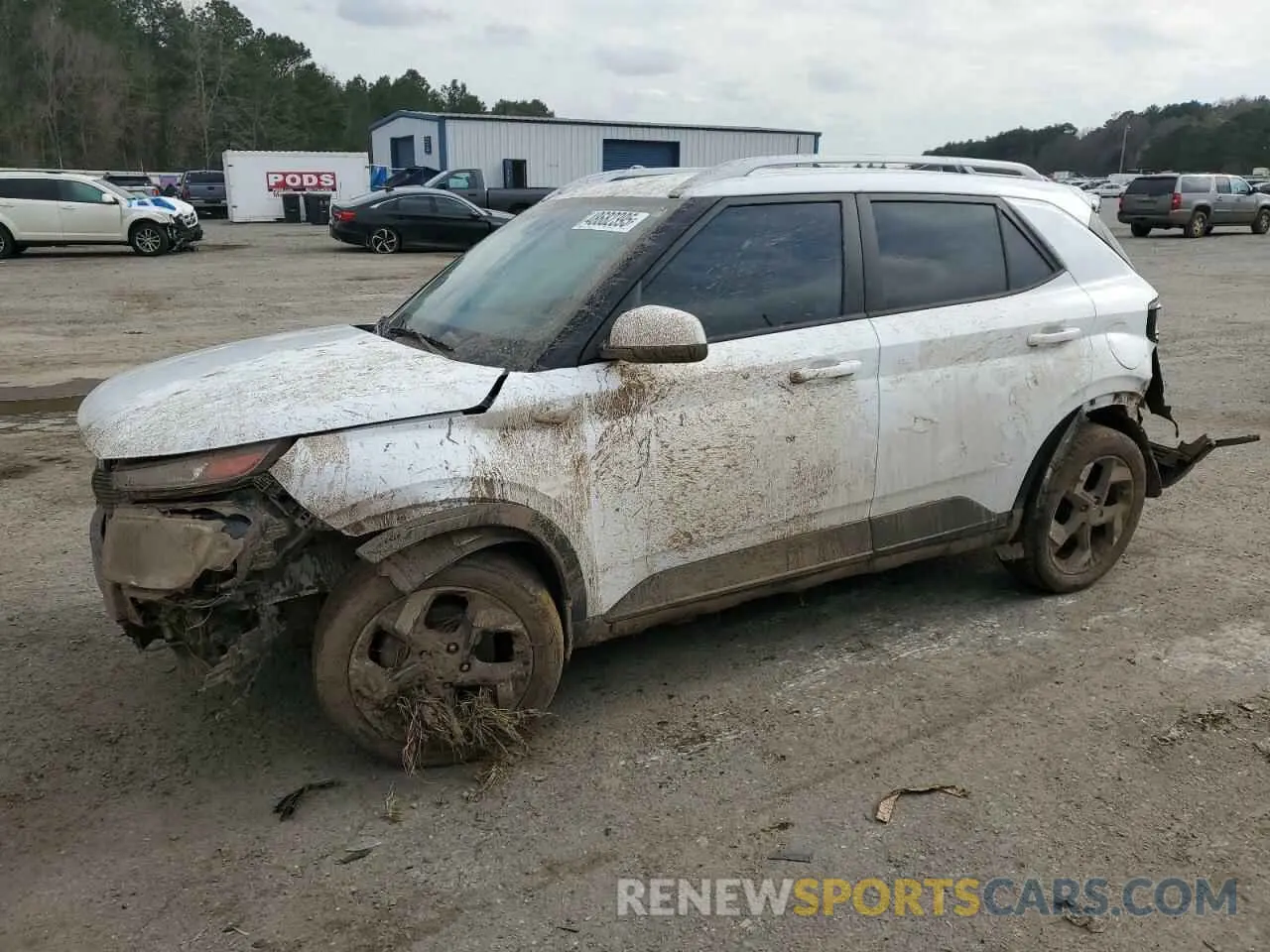 1 Photograph of a damaged car KMHRC8A30MU112295 HYUNDAI VENUE 2021