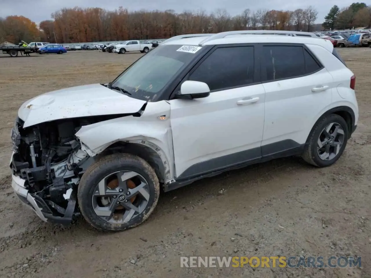 1 Photograph of a damaged car KMHRC8A32MU073158 HYUNDAI VENUE 2021