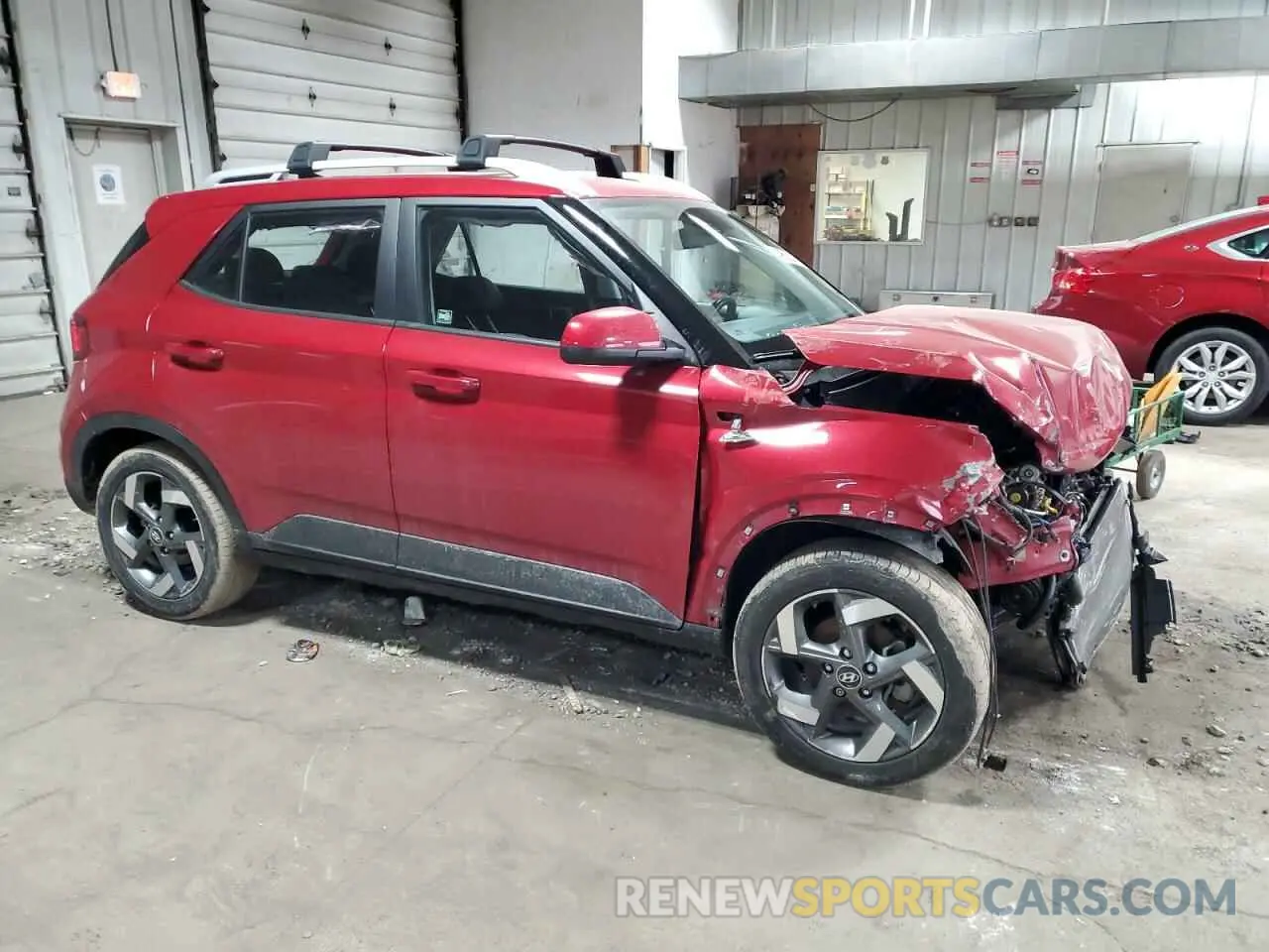 4 Фотография поврежденного автомобиля KMHRC8A32MU125422 HYUNDAI VENUE 2021