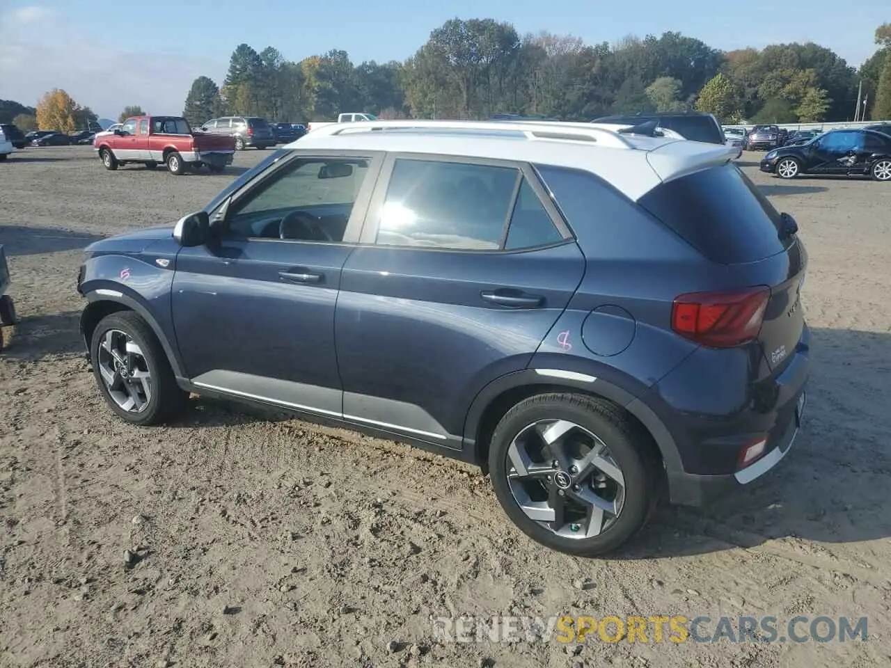 2 Photograph of a damaged car KMHRC8A36MU091047 HYUNDAI VENUE 2021
