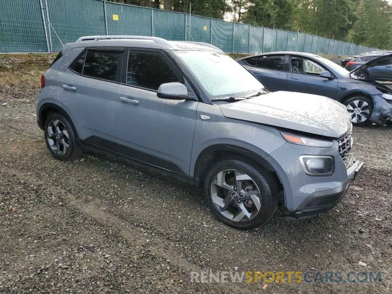 4 Фотография поврежденного автомобиля KMHRC8A37MU088643 HYUNDAI VENUE 2021