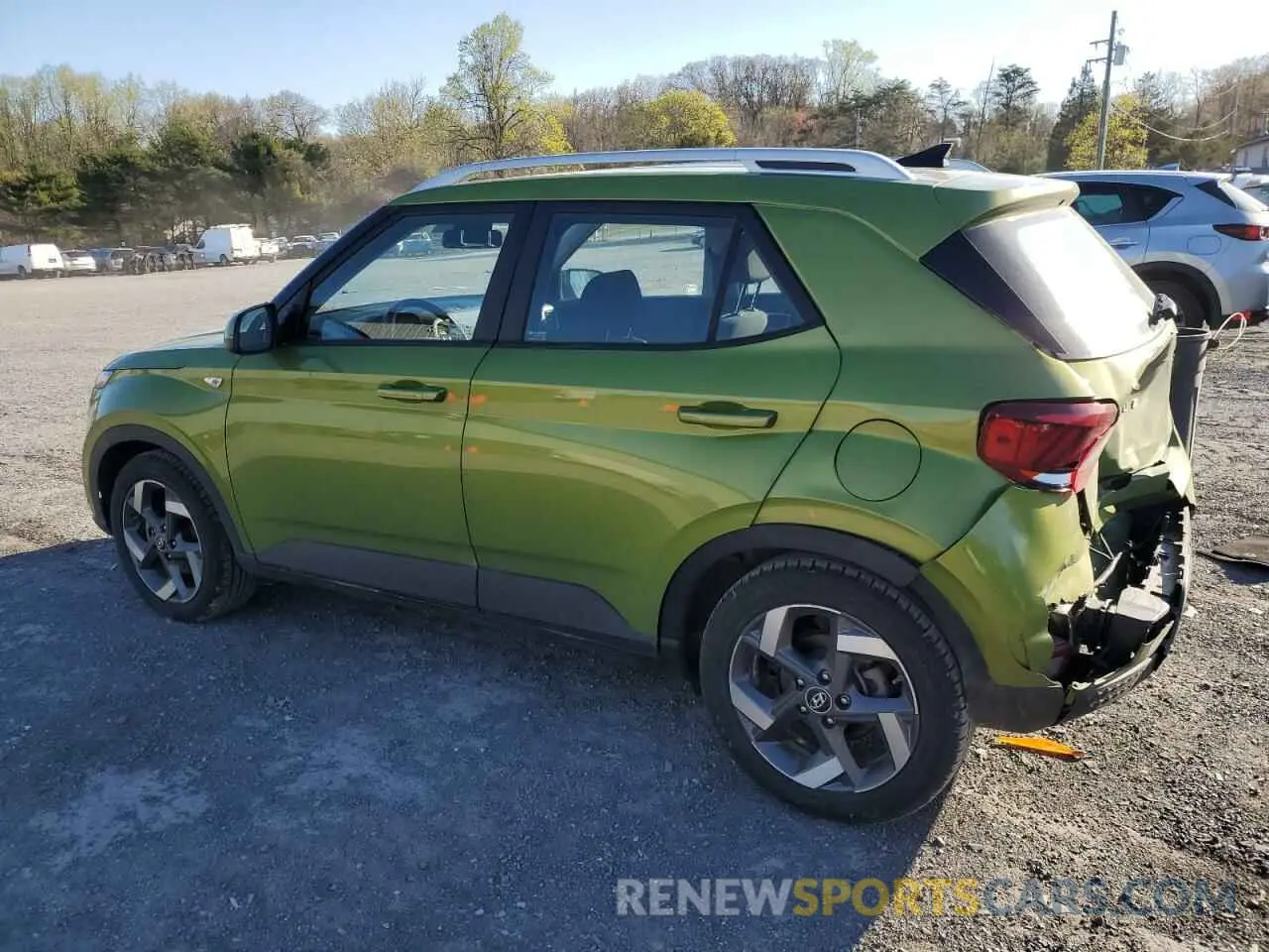 2 Photograph of a damaged car KMHRC8A39MU098221 HYUNDAI VENUE 2021