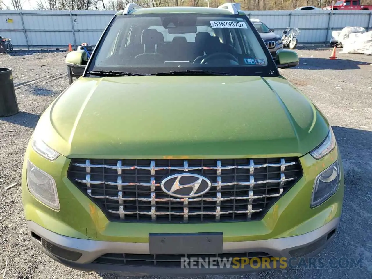 5 Photograph of a damaged car KMHRC8A39MU098221 HYUNDAI VENUE 2021