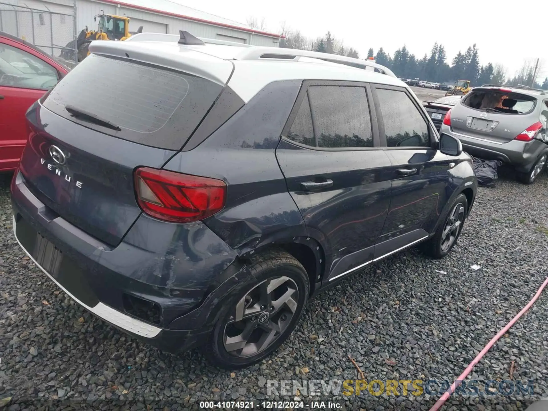 4 Фотография поврежденного автомобиля KMHRC8A39MU116393 HYUNDAI VENUE 2021