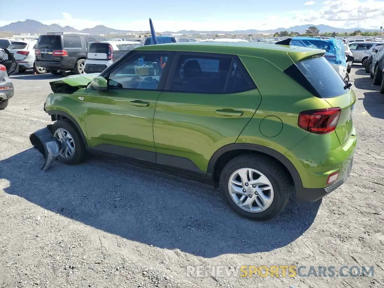 2 Photograph of a damaged car KMHRB8A32NU149983 HYUNDAI VENUE 2022