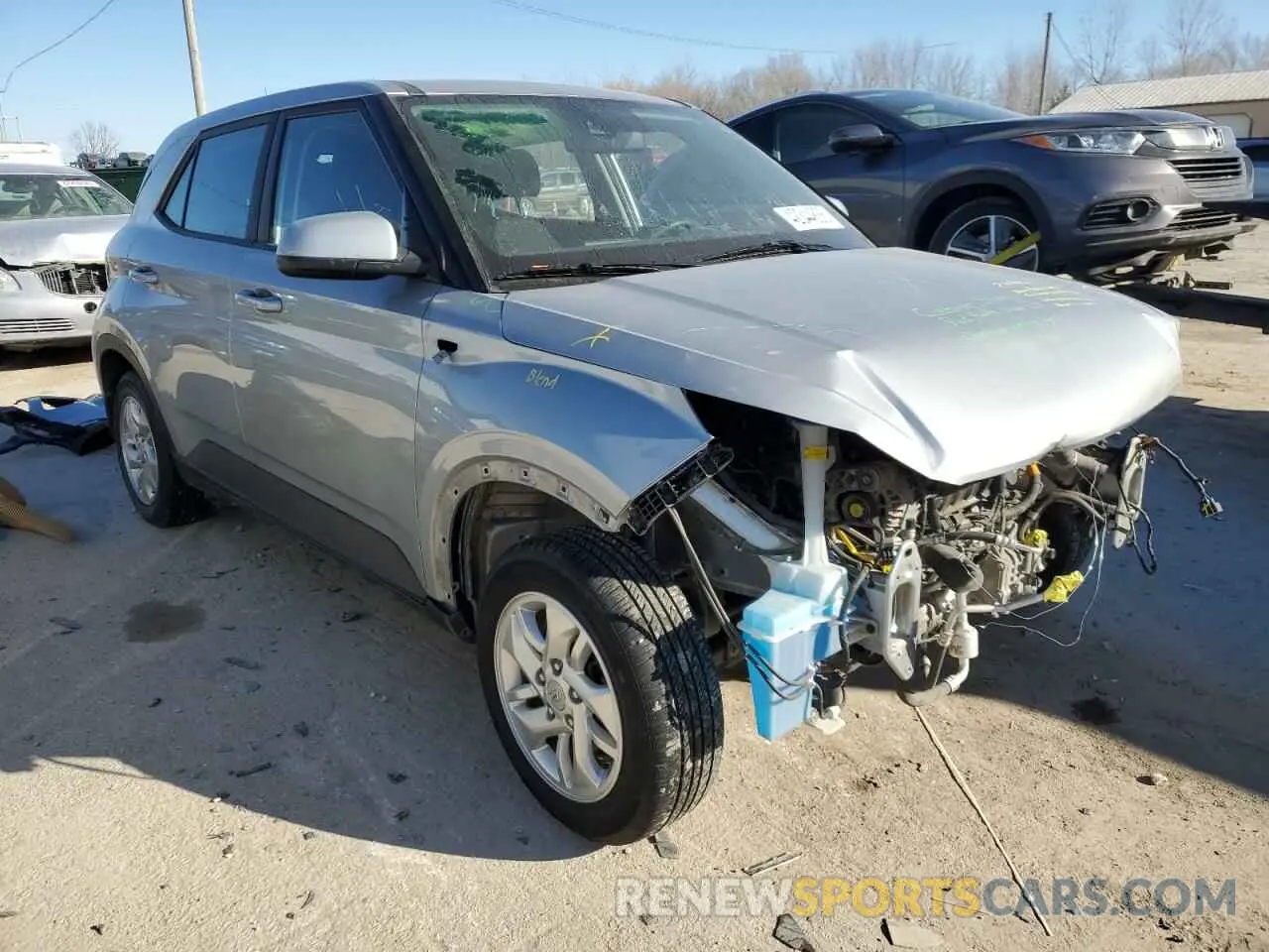 4 Photograph of a damaged car KMHRB8A36NU149405 HYUNDAI VENUE 2022