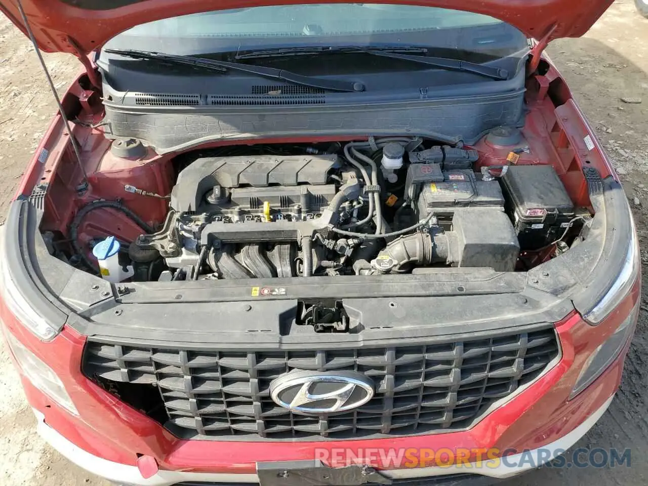 11 Photograph of a damaged car KMHRB8A37NU202144 HYUNDAI VENUE 2022