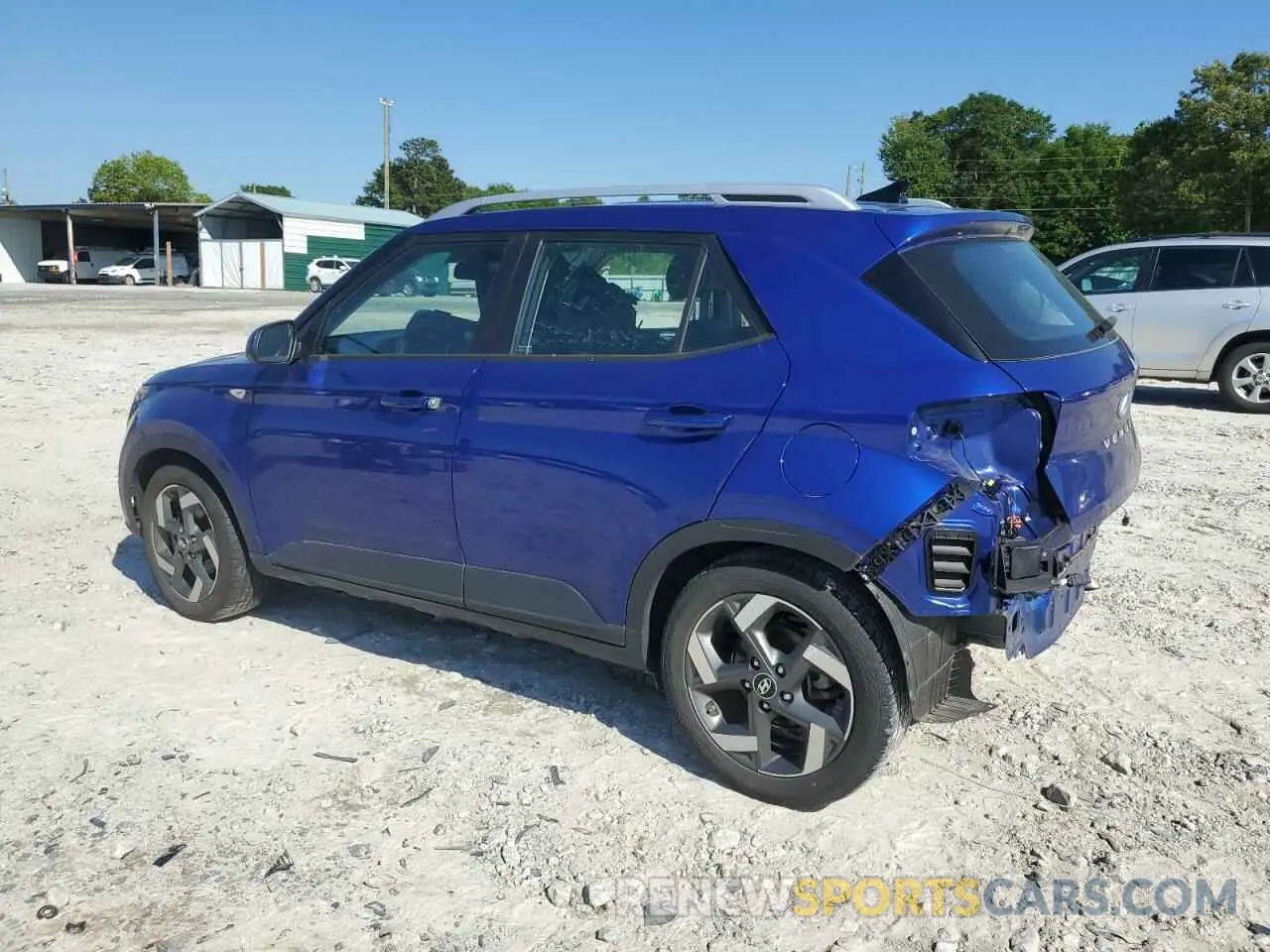 2 Photograph of a damaged car KMHRC8A30NU201933 HYUNDAI VENUE 2022