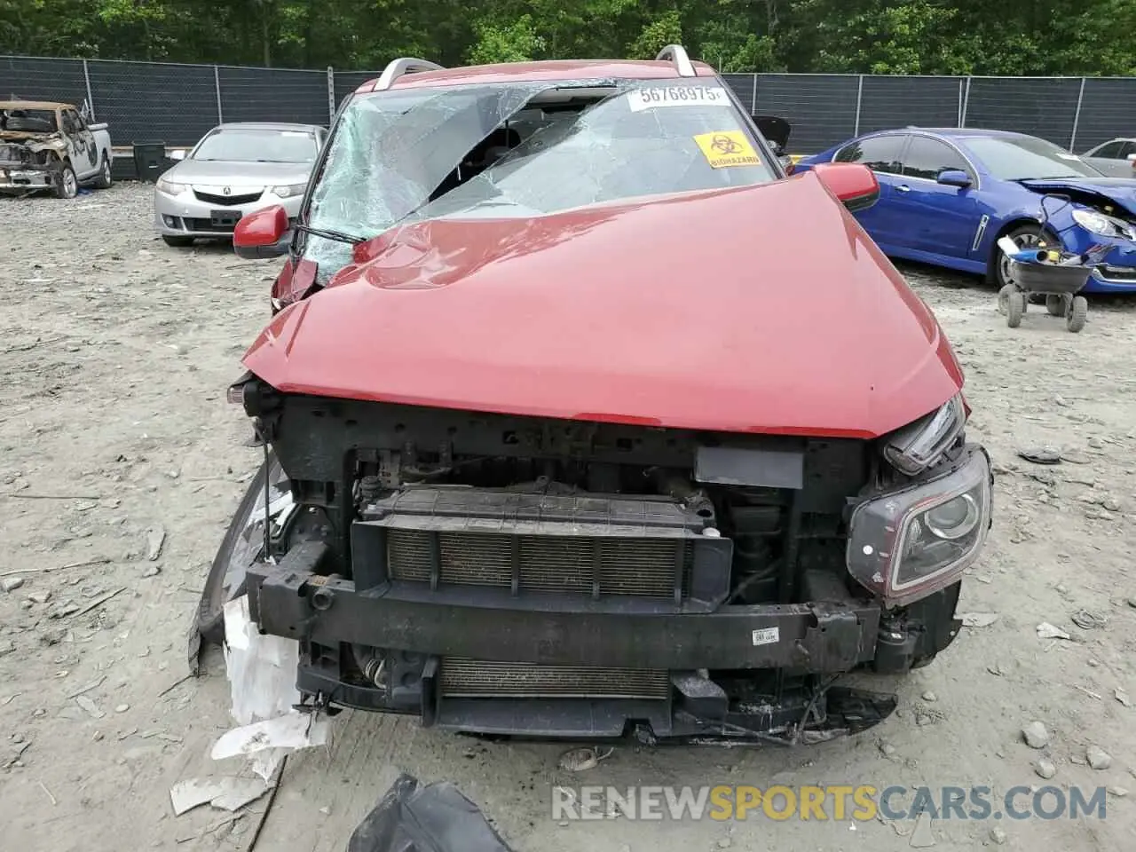 5 Photograph of a damaged car KMHRC8A32NU142870 HYUNDAI VENUE 2022