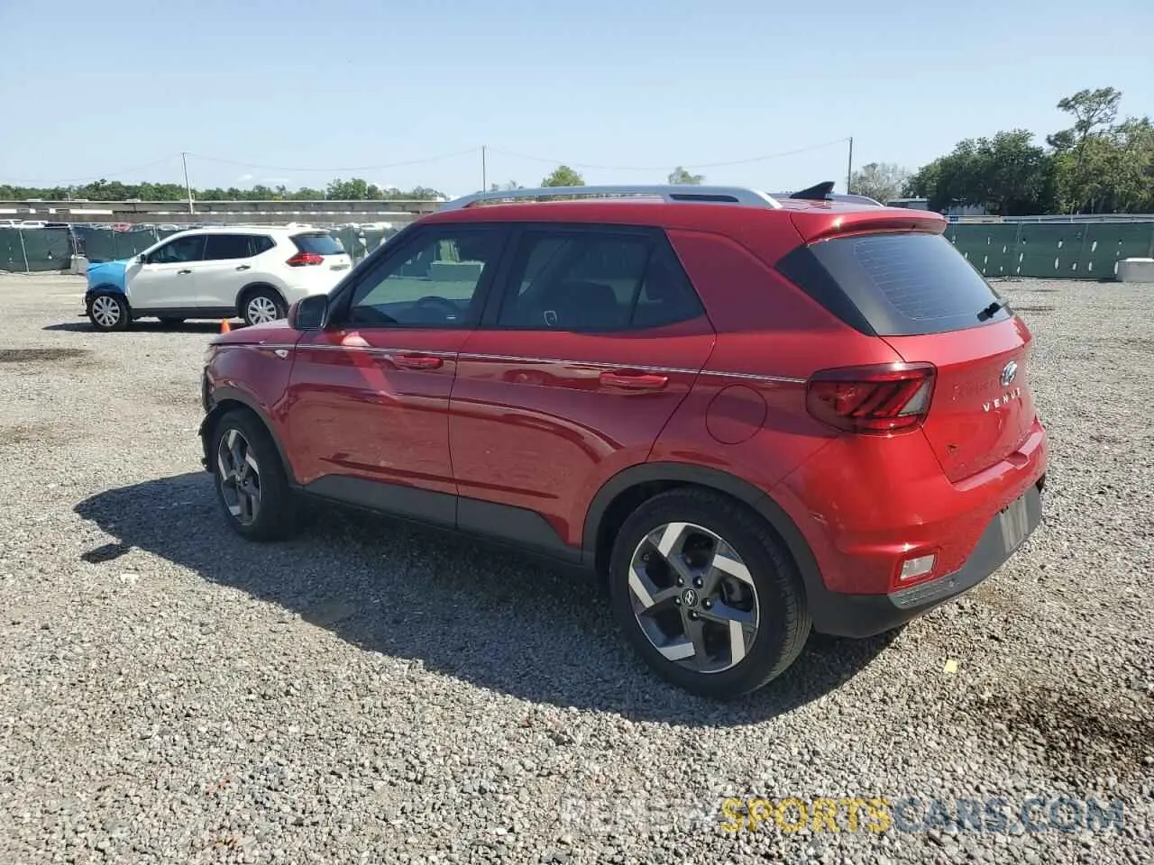 2 Photograph of a damaged car KMHRC8A37NU184709 HYUNDAI VENUE 2022