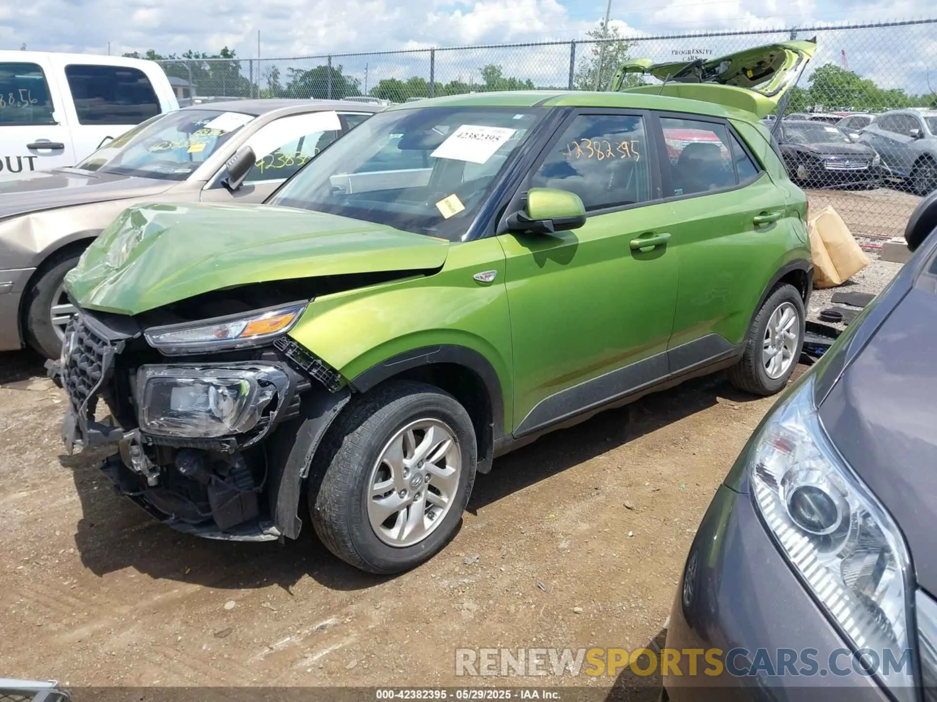 2 Photograph of a damaged car KMHRB8A31PU215121 HYUNDAI VENUE 2023