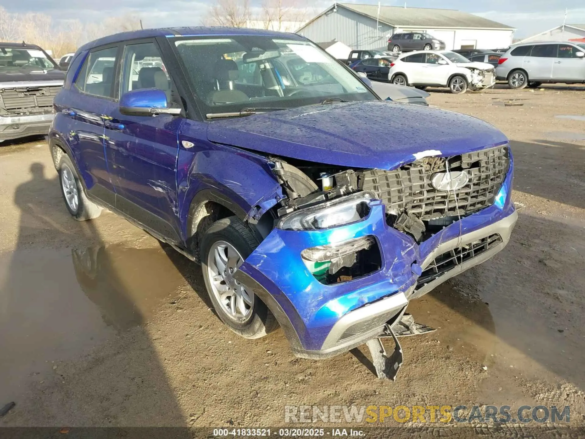 1 Photograph of a damaged car KMHRB8A32PU223745 HYUNDAI VENUE 2023