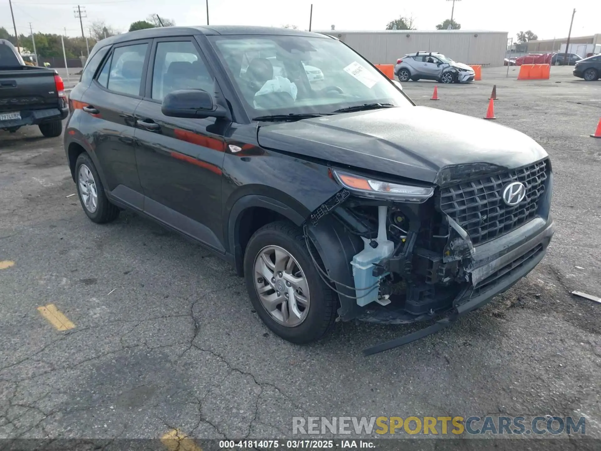 1 Photograph of a damaged car KMHRB8A37PU237978 HYUNDAI VENUE 2023