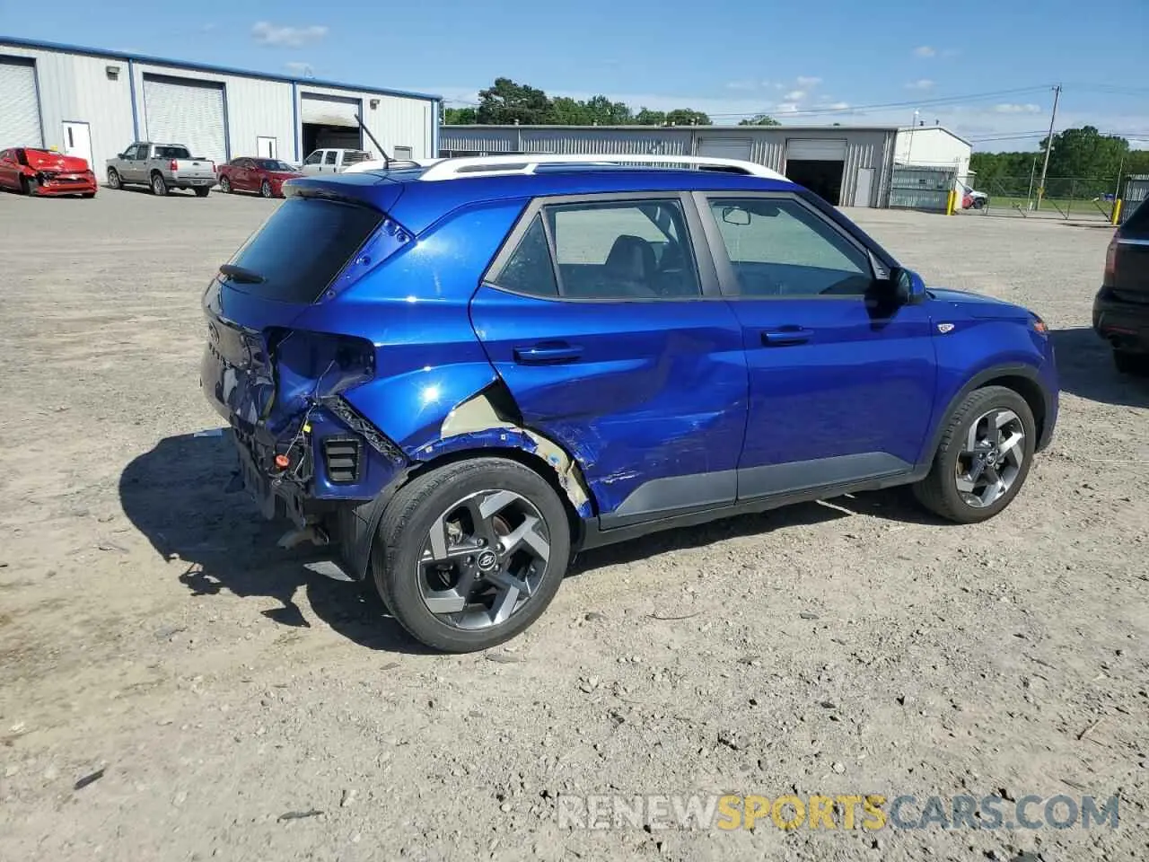 3 Photograph of a damaged car KMHRC8A30PU215947 HYUNDAI VENUE 2023