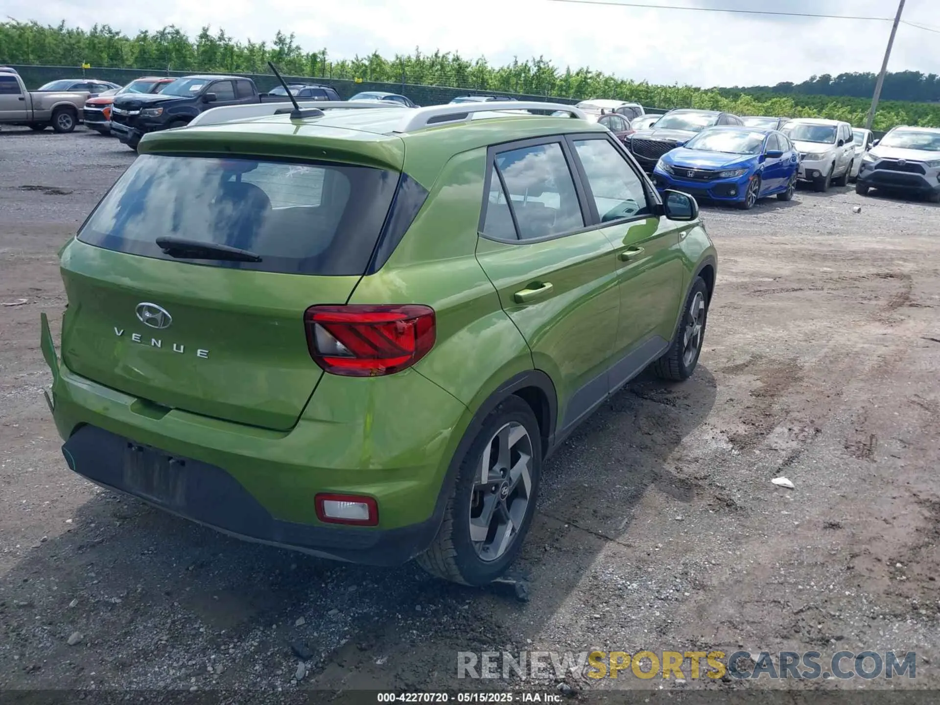 4 Фотография поврежденного автомобиля KMHRC8A30PU217276 HYUNDAI VENUE 2023