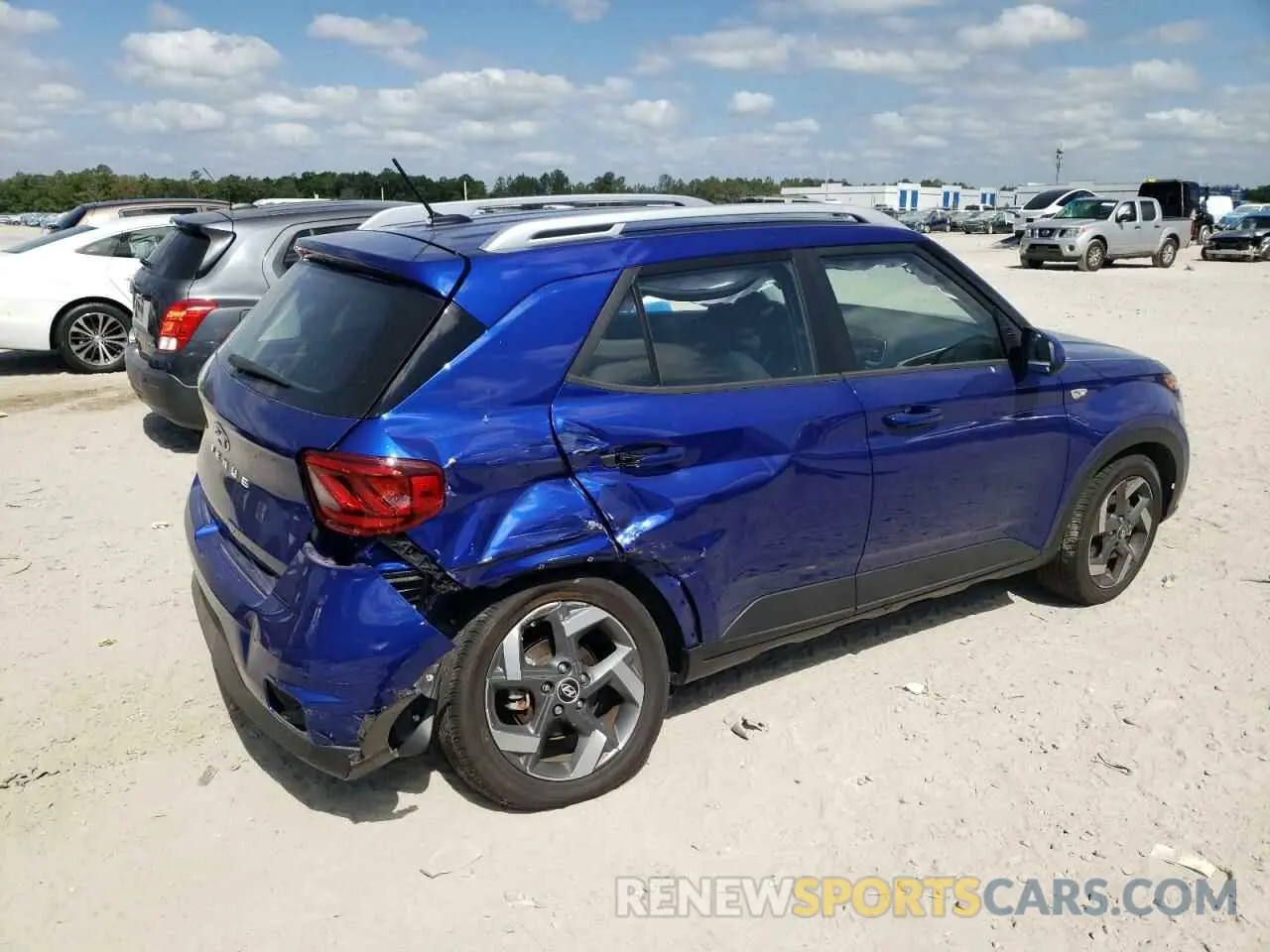 3 Photograph of a damaged car KMHRC8A30PU221599 HYUNDAI VENUE 2023