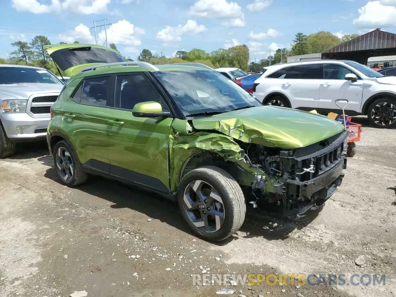 4 Photograph of a damaged car KMHRC8A30PU268874 HYUNDAI VENUE 2023
