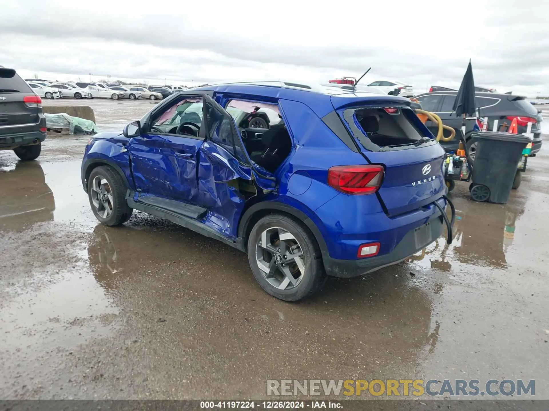 3 Photograph of a damaged car KMHRC8A34PU212968 HYUNDAI VENUE 2023