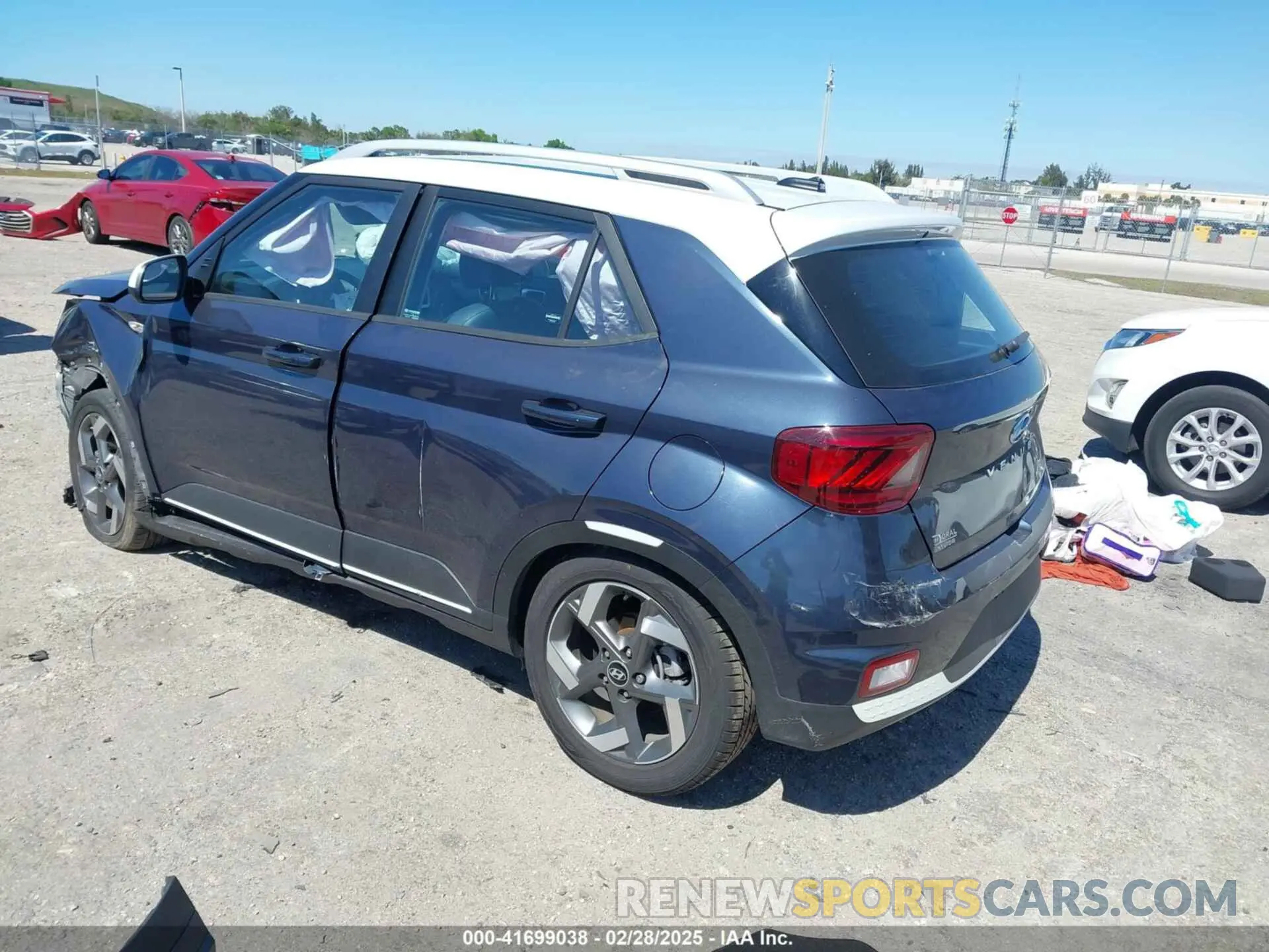 3 Photograph of a damaged car KMHRC8A34PU232220 HYUNDAI VENUE 2023