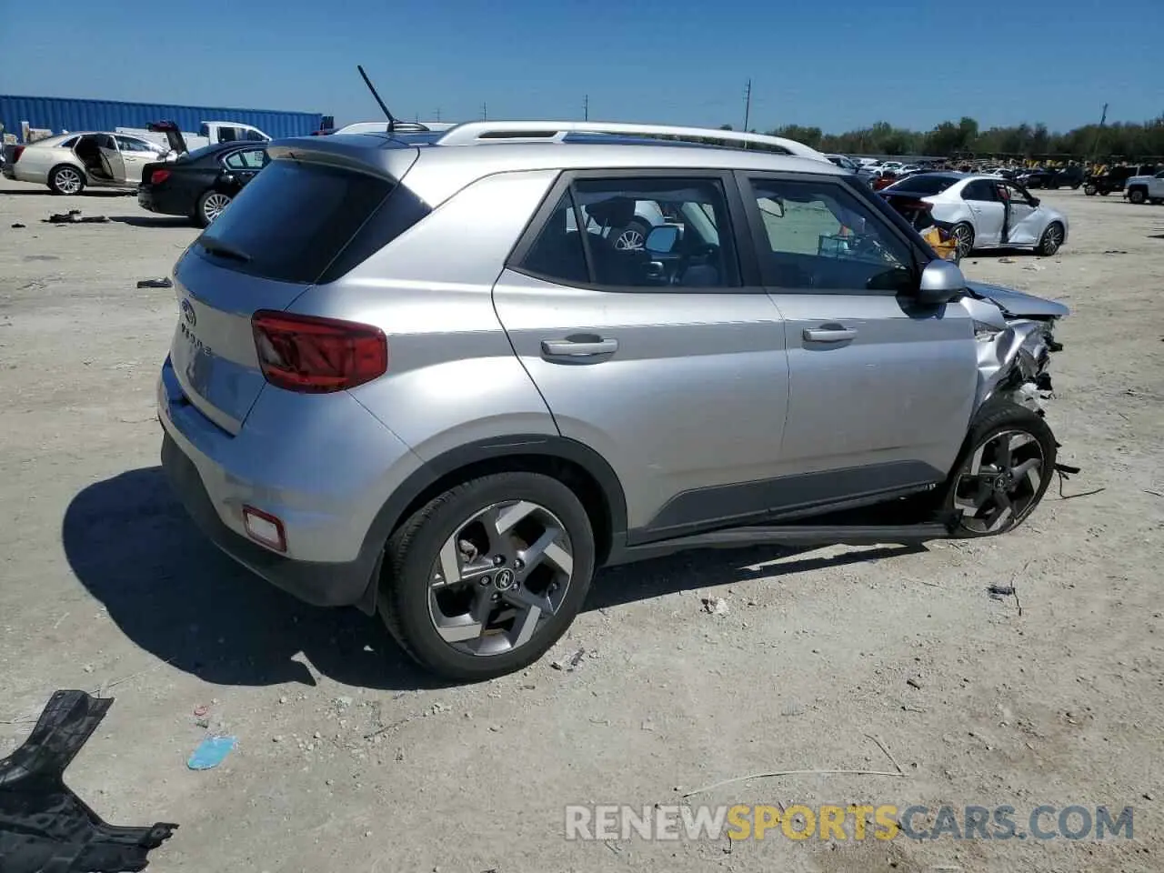 3 Photograph of a damaged car KMHRC8A34PU250667 HYUNDAI VENUE 2023