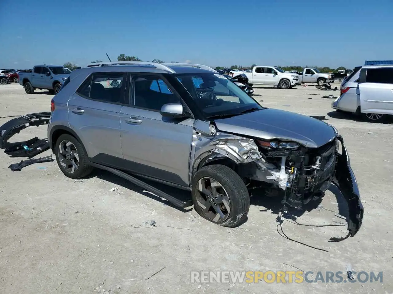 4 Photograph of a damaged car KMHRC8A34PU250667 HYUNDAI VENUE 2023