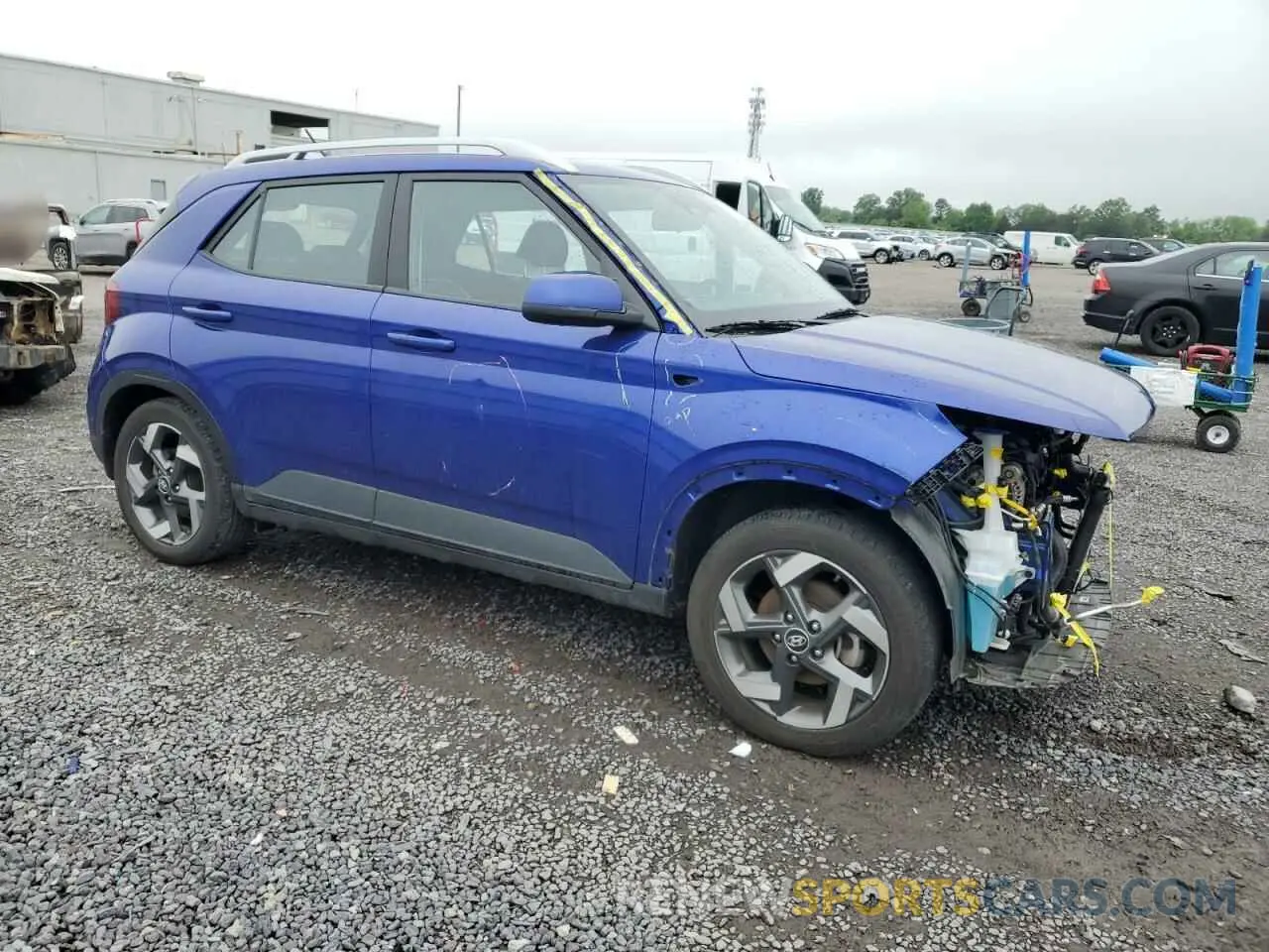 4 Photograph of a damaged car KMHRC8A35PU254470 HYUNDAI VENUE 2023