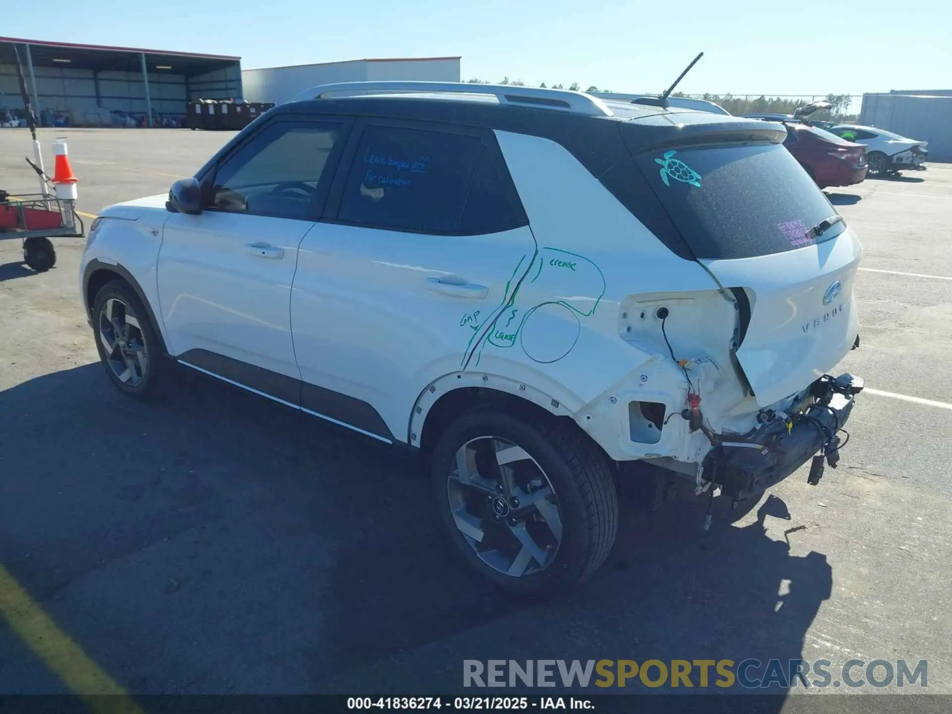 3 Photograph of a damaged car KMHRC8A36PU225589 HYUNDAI VENUE 2023